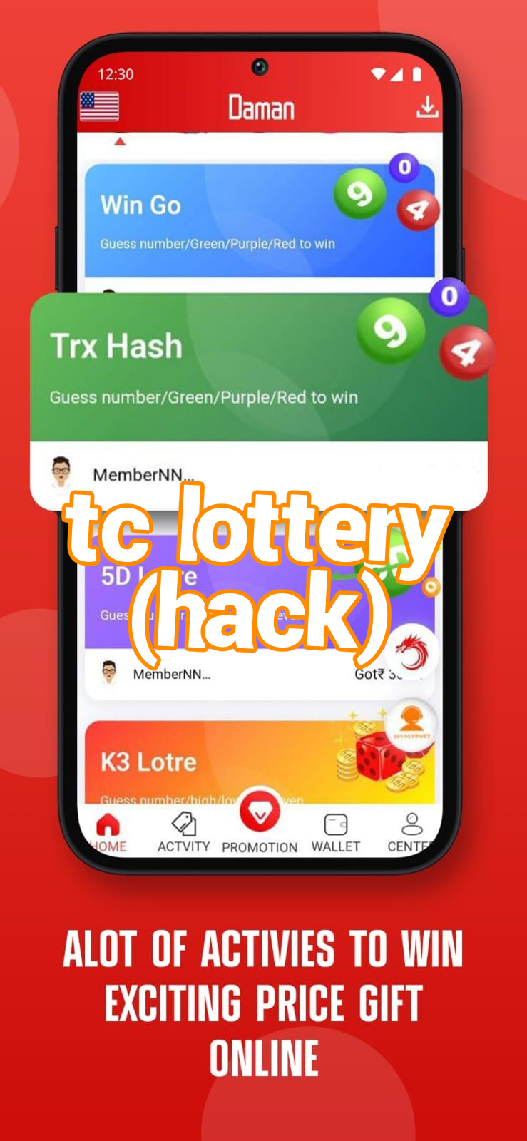 tc lottery (hack) Screenshots